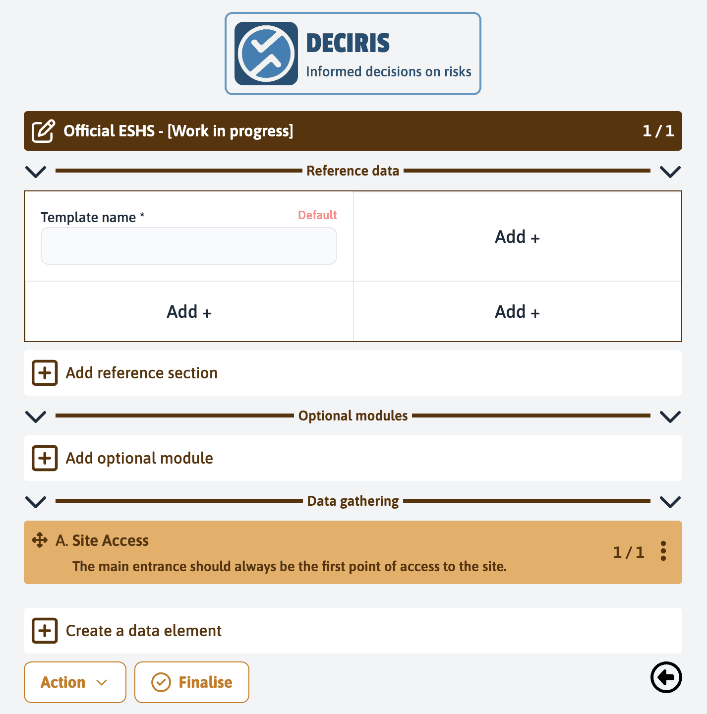 Deciris capture