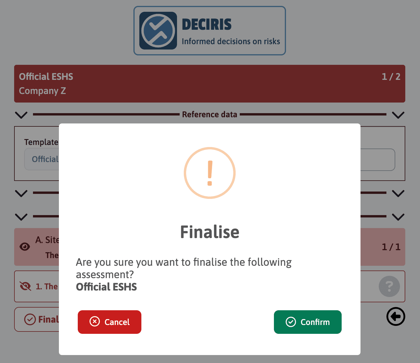 Deciris capture
