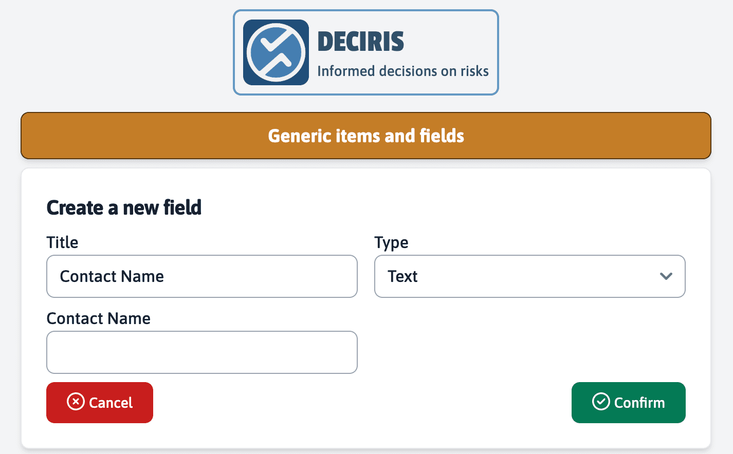 Deciris capture