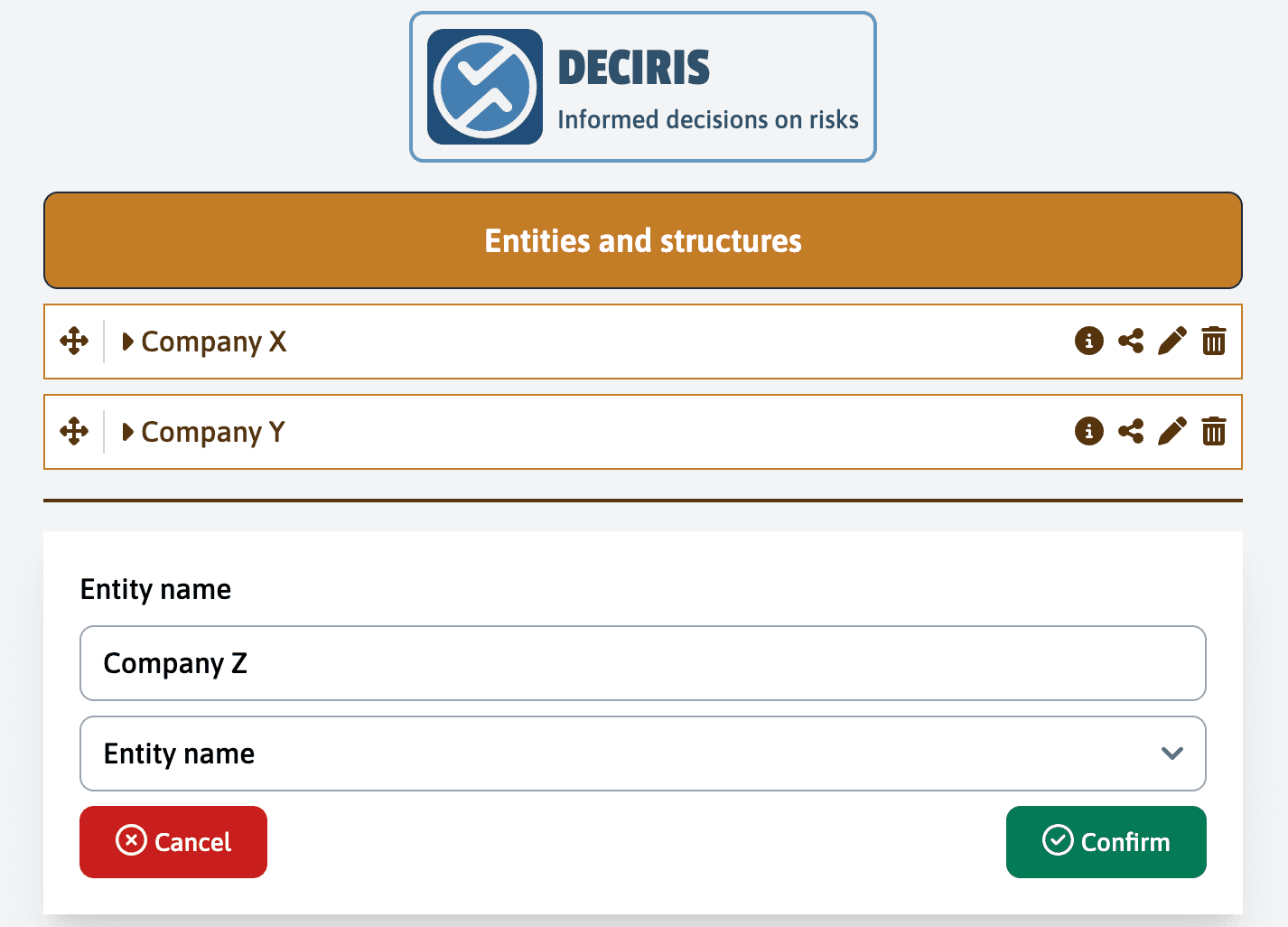 Deciris capture