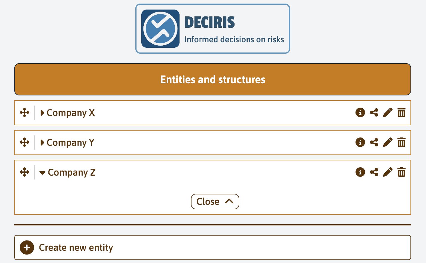 Deciris capture