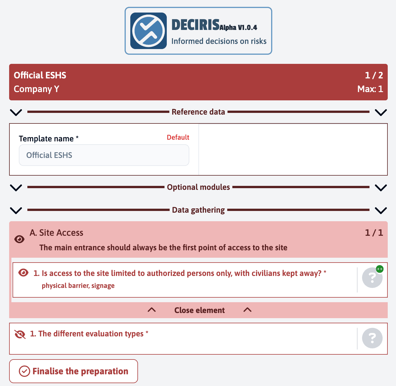 Deciris capture