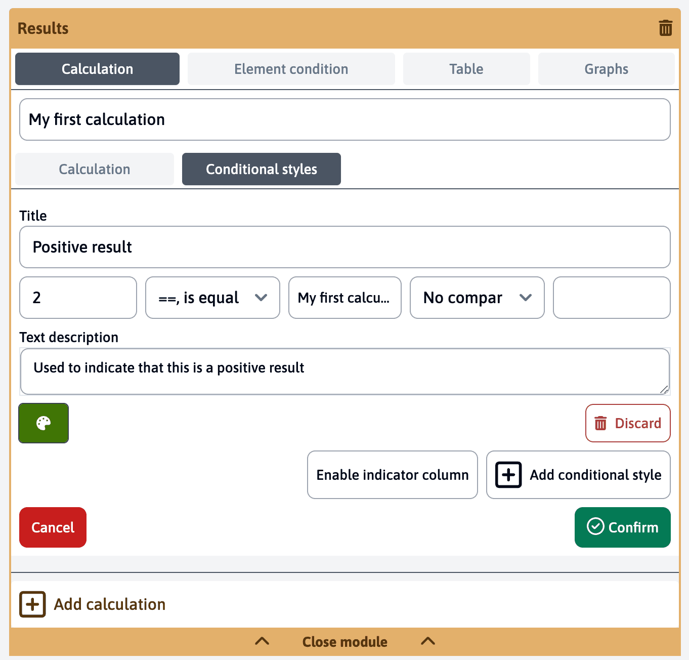 Conditional Formatting