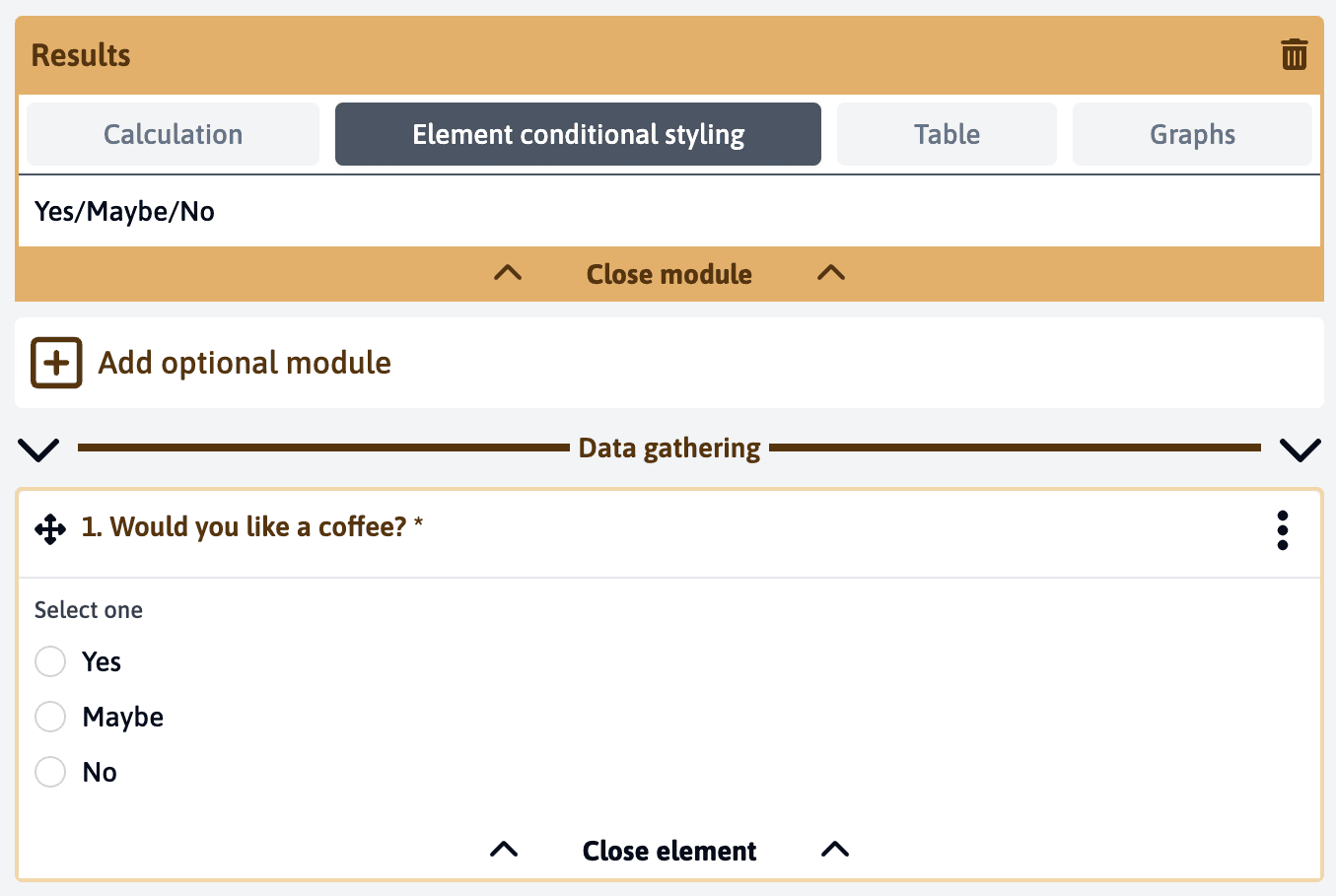 Element Conditional Styles