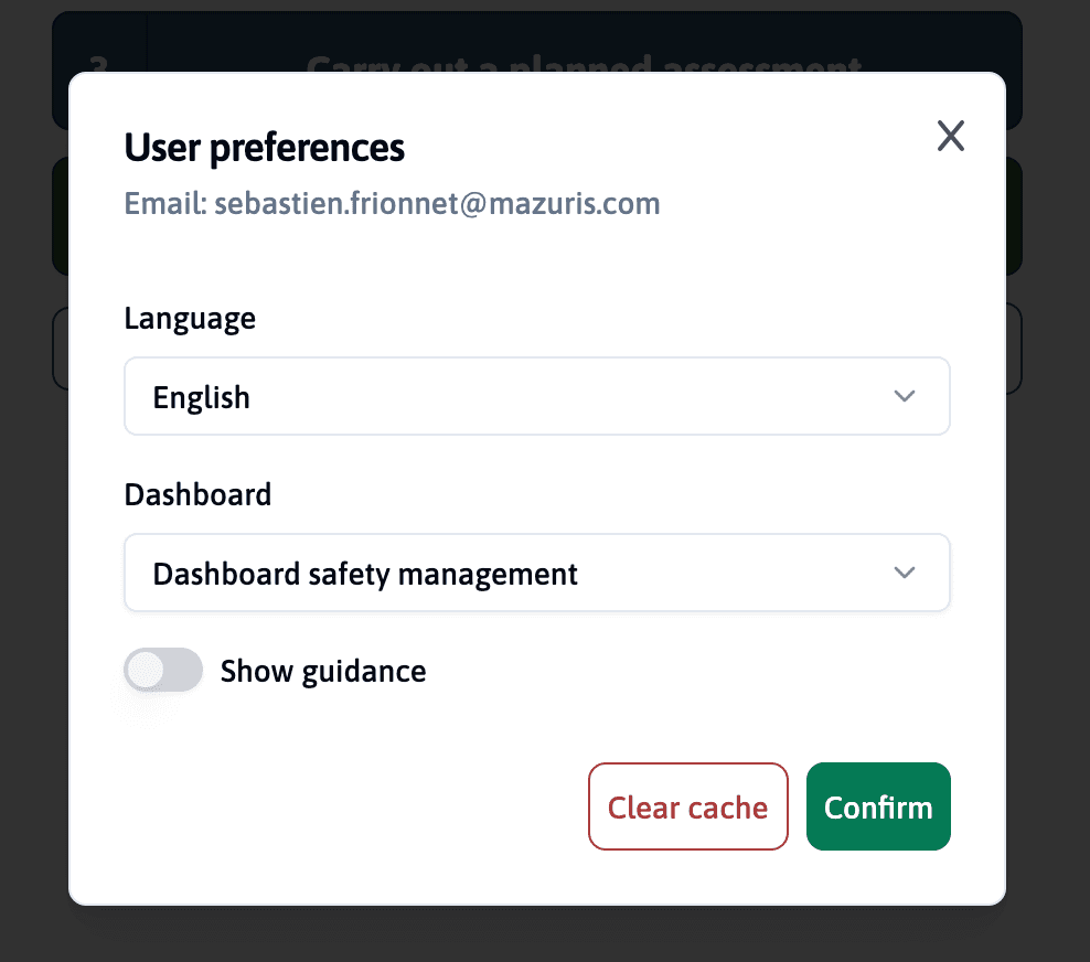 Profile Dashboard Activation
