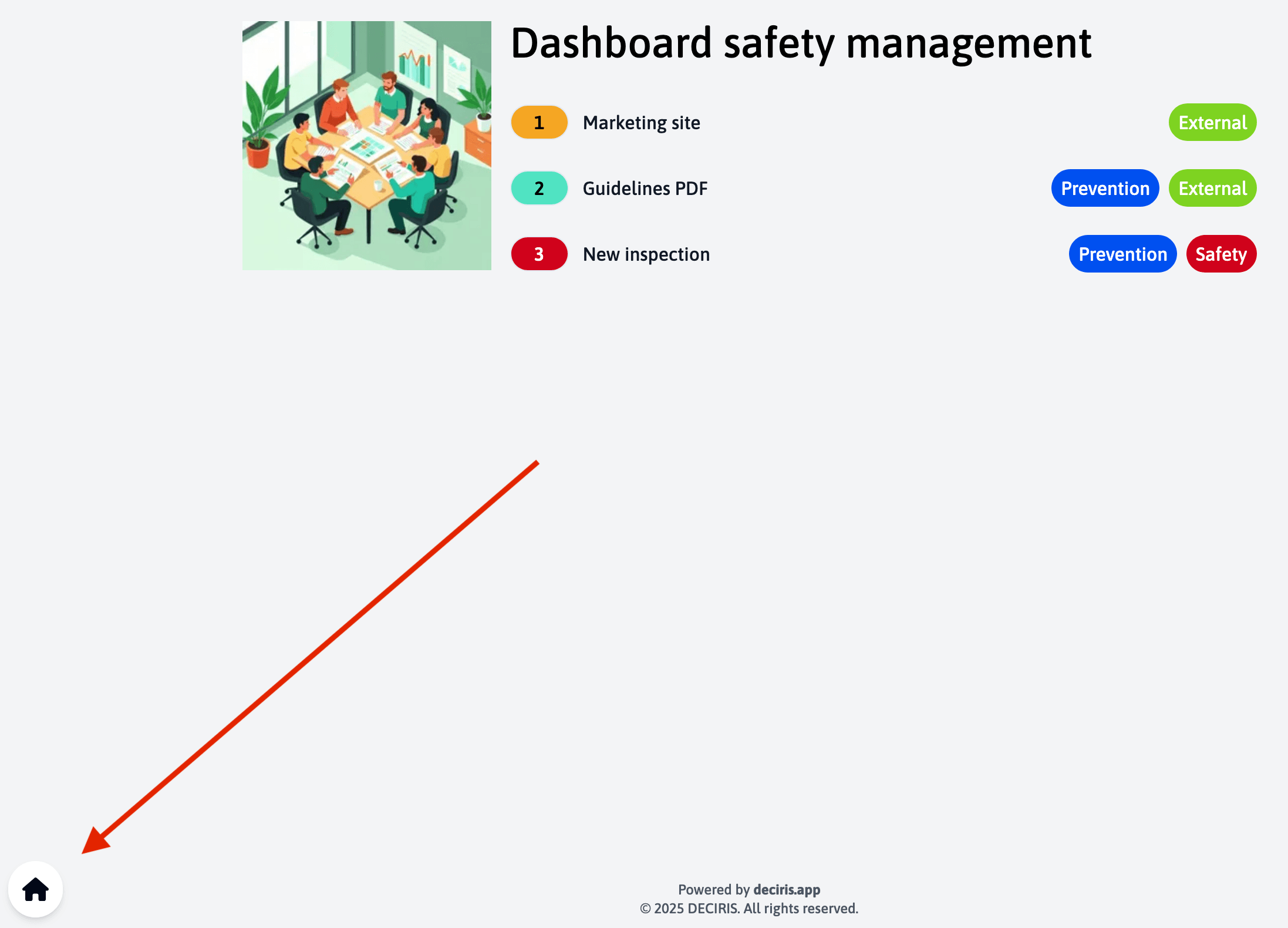 Home Icon Navigation