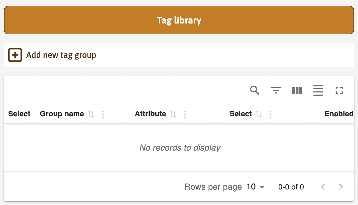 Tag library